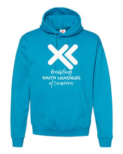 Load image into Gallery viewer, Building Faith Leaders of Tomorrow Teal Hoodie
